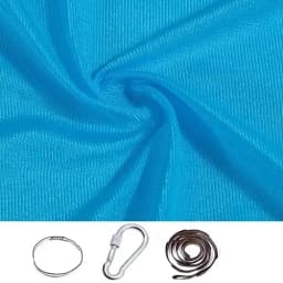 Sensory Swing for Children's Child 150X280CM Home Hammock Hangemock Adjustable Yoga Fitness Tool with Extension Straps Carabiner