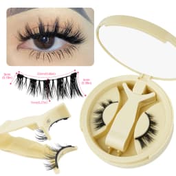 New 1 Pair Cat Eye Magnetic Eyelashes Set With Tweezers Natural Light Eyelash Extension Tools Reusable False Eyelashes Makeup