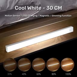 AITHEA Rechargeable Motion Sensor LED Cabinet Light Induction Night Light Portable Bar Lamp for Bedside Wardrobe Closet Aisle