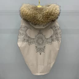 Women's 2024 New Long Sleeve Chic Fur Jackets Feminine Removable Rex Rabbit Liner Fur Integrated Women's Clothes Fashion Parkas