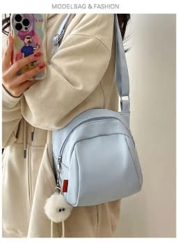 Lightweight and Versatile Nylon Shell Bag for Women, 2026 New Large Capacity Casual Single Shoulder Crossbody Commuting Bag