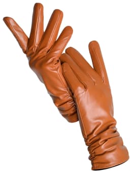 Simple Women's Gloves Winter Warm Plus Velvet Short Thin Touch Screen Gloves Driving Color Women's Leather Gloves High Quality