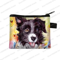 Cute Pug Dog Pattern Coin Purses Women Lovely Pet Animal Mini Wallet Ladies Key Credit Card Bag Small Lipstick Bags Gift