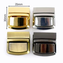 2Pcs Metal Bag Lock Buckles Turn Twist Locks for Women's Handbag Shoulder Bags Closure Latch Clasp DIY Hardware Accessories