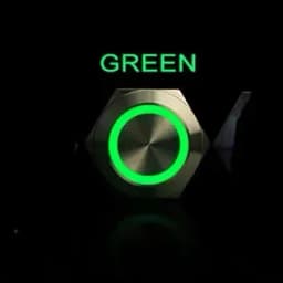 YUESHUN 19mm 10A 15A 20A Large Current Metal Momentary Latching Push Button 1NO Ring LED 12V 220V  Light Switches