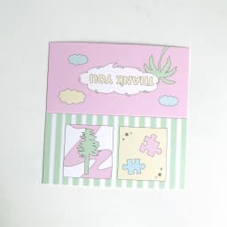 20pcs 13x13cm Foldable Packaging Cards Thank you Cards for Small Business DIY Jelwelry Display Hanging Labels Retail Cards