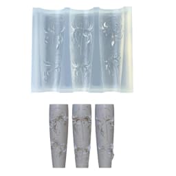 Flexible Silicone Carving Flower Art Mold for Crafting Intricate 3D Floral Designs in DIY Projects