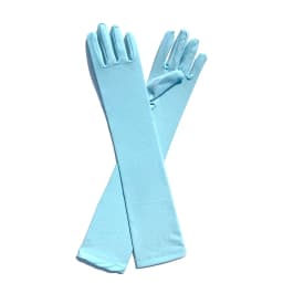 New Elastic Full Finger Holiday Party Gloves For Men Women Students Solid Knitted Long Mittens Outdoor Dance Dress Up Gloves