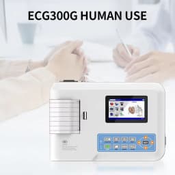 CONTEC ECG300G Digital 3 Channel 12 Leads ECG/EKG Machine Human or Veterinary Use Electrocardiograph