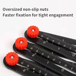 6-16 Fold Ruler Aluminium Alloy Angle Ruler Finder Measuring Ruler Perforated Mold Template Tool Locator Drill Guide Tile Hole