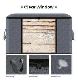 Storage Bag Foldable Large Capacity Clothes Blanket Storage Bags Storage Containers for Organizing Bedroom Closet Clothing