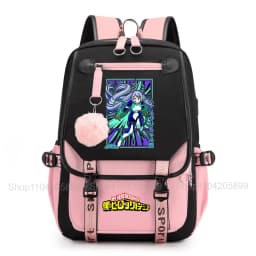 My Hero Academia Anime Print Student Backpack Lightweight Casual Daypack for Girls School Travel