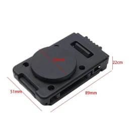 High Quality Non-Slip Tool Holster Belt Clip Metal Quick Access Magnetic Tool Holder Detachable Adjustable Belt Buckle