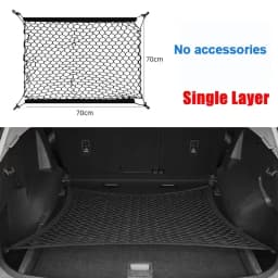 Car Rear Trunk Net For Toyota RAV4 Wildlander XA60 2025-2026 Storage Bag Interior Luggage Elasticity Organiser Auto Accessorie