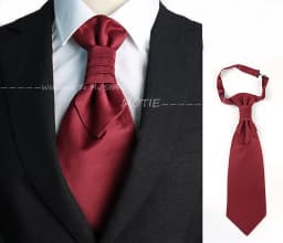Newest Men's Soild Color Tie Brooch Set Red Ajustable NeckTie Luxury Gemstone Brooch Classic Suit Tuxedo Groom Wedding Accessory