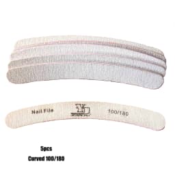 5Pcs Nail File Set Mix Color Professional Sandpaper Cuticle Remover 80/100/150/180/240 Grit Buffer Manicure Tool Kit
