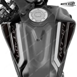 Motorcycle Fuel Tank Stickers 3D Tank Top tail fairing Decals Waterproof For MT-07 MT 07 MT07 2021 2022 2023 2024