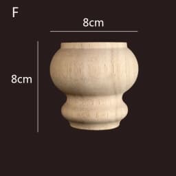 1pc Furniture Round Solid Wood Table Legs Sofa Feet Cabinet Bed Dressing Table Replacement Foot Support Hardware