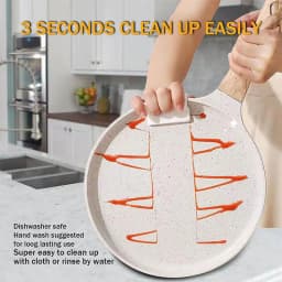 Ceramic Coating Egg Pancake Griddle Pan 20/24/28cm Nonstick Crepe Pan Pizza Frying Pot Omelet Steak Cooking Pan Kitchenware