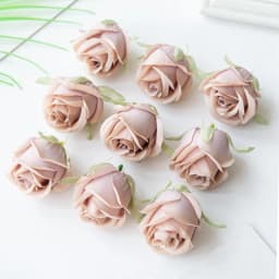 Cheap Rose Head Silk Artificial Flowers For Home Wedding Arch Craft Supplies Decoration DIY Christmas Wreath Accessory Scrapbook