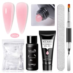 MTSSII 20m Extension Nail Gel Set Manicure Set Finger Quick Buliding Extension Gel Nail Polish Kit Soak Off UV Gel LED Nail Art