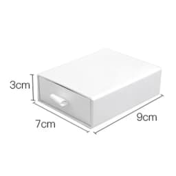 Multiple-Use Jewelry Packaging Box for Necklace, Bracelet, and Ring in Pink/White/Black