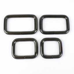 5Pcs Deepeel 13-50mm Metal Ring Buckles for Bags Straps Webbing Belt Connect Clasps Dog Collar Adjust Loop Hook DIY Accessories