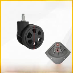 Detachable Luggage Wheels Quiet Four-Wheel Accessories for Suitcase And Carry-On Bag Poly-Cylinder Universal Wheels Repair Parts
