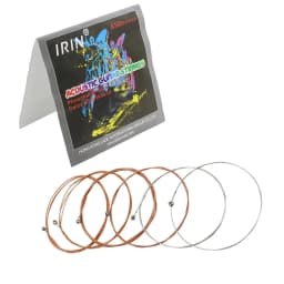 6Pcs/Set Acoustic Guitar Strings A104 Stainless Steel Mercerized Strings Silver Plated Copper Alloy Wound Guitar Accessories
