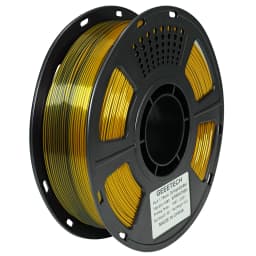 Geeetech Tri Color Silk PLA Filament, 3D Filament 1,75 mm 1KG Spool Wire (+/-0.03mm) Vacuum Packaging, Special Color