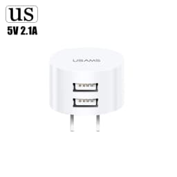 5V 2.1A Dual USB Charger EU US UK Plug Quick Charge Wall Charger Mobile Phone Charging Mini Adapter Travel Charger For Phone