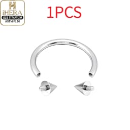 1/5PC G23 Titanium Nose Rings Piercings Lip Eyebrow Ear Septum Helix Cartilage Septum Body Jewelry Piercing Labret Nariz C Rod