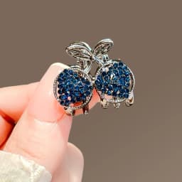 Black Bowknot Hair Claw Clip Sparkly Rhinestone Mini Simple Hairpin for Women Girls Elegant Snap Clip for Bangs Hair Holder