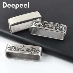 1Pc Deepeel 40mm Belt Loop Stainless Metal Rings for 34-39mm Belts Clasp Jeans Clothes Strap Ring DIY Leather Craft Accessories