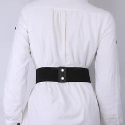 Women Solid Color Wide Belt Corset PU Leather Elastic Skinny Slim Body Waistband Female Lady Coat Suit Decorative Strap Girdle