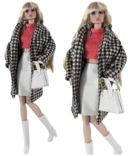 1 Set Doll Clothes 1:6 Scale Dress Outfit for 11.5 Inch 30cm Doll Many Style for Choice Gifts for Girls #03