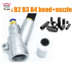 Free Shipping B Type Boron Carbide Sandblasting Head with Nozzle Air Sandblaster Tip 3mm 4mm 5mm 6-12mm Length 35mm