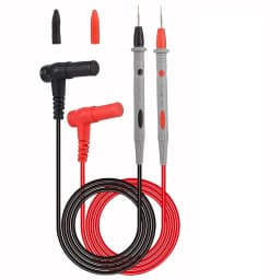 1000V 20A Multimeter Test Leads Probes Banana Plug, 24K Gold Digital Multimeter Probes Electrical Test Probe for most Multimeter
