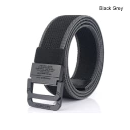 Canvas Belt For Men Simple Alloy Button Nylon Mens Tactical Belt Outdoor Hunting Multifunctional Casual Military Belt 3.8cm Wide