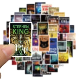 10/50pcs Stephen Edwin King Horror Novel Graffiti Stickers Guitar Suitcase Skateboard Laptop Phone Waterproof Decals Sticker