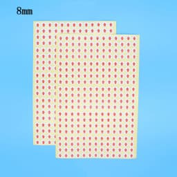 Diameter 6/8/10mm Creative Round Red Arrow Stickers Home Office School Supplies Fault Mistake Defectives Marking Label Stickers
