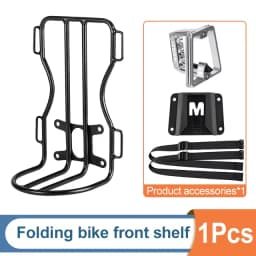 Metal Front Rack for Brompton Bike Bag Front Lightweight Shelf Luggage Rack Bicycle Accessories