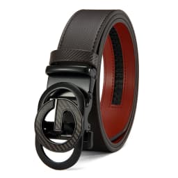 Men's Leather Belts Automatic Buckle Belt Famous Designer Brand Luxury Leather Metal Buckle Cowskin Belts for Jeans Men