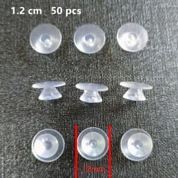 50pcs 100pcs Plastic Buckles 1.2/1.3cm Black Buttons Tapered Buckle Shoe Decorations Shoe Charms Buckles DIY Accessories