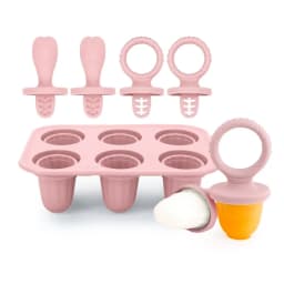 4/6 Cavity New Baby Teething Ice Cream Stick Mold Perfect for Freezing Milk Homemade Popsicles Summer Kitchen DIY Ice Cream Mold