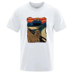 Summer Men High Quality T-shirt Cotton Blend Short Sleeve Print Casual Loose Men T Shirt O-neck Male T-shirt Male Tees for Men