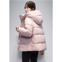 2026 Winter New Women's Korean Jacket Version Down Cotton-Padded Jacket Short Coat Short Female Padded Hooded Overwear
