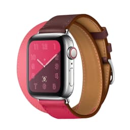 For Apple Watch Band Genuine Swift Leather Strap 8 7 41 45mm Double Tour Bracelet for iWatch Ulta 49mm 6 5 4 3 2 38 42mm 44 40mm