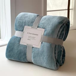 Solid Color Soft Flannel Sofa Throw Blanket Cozy Multi-Purpose Plush Blankets for Bed Travel Office Nap Single Double Bed Sheet