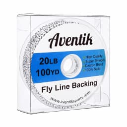 Aventik Fly Backing Line 100YD 91M Dacron Braided 20LB 30LB Strong Fly Fishing Line for Trout Salmon
